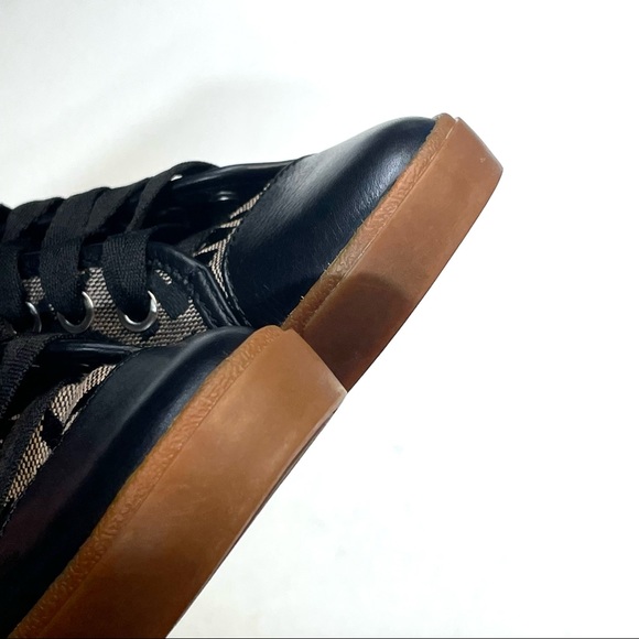 Michael Kors Women’s Lace Up Leather Sneakers Size 6.5M Round Toe - Picture 4 of 15